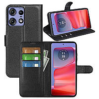 Чохол-книжка Litchie Wallet для Motorola Edge 50 Pro Black
