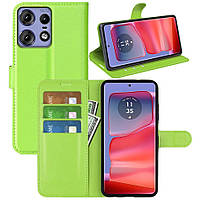 Чохол-книжка Litchie Wallet для Motorola Edge 50 Pro Light Green