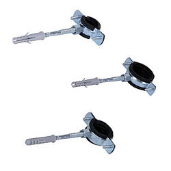 Акційний набір чорних хомутів Thermo Alliance Standart: 1" (D32-36 мм) 10 шт + 1 1/4" (D38-43 мм) 10 шт + 1/2"