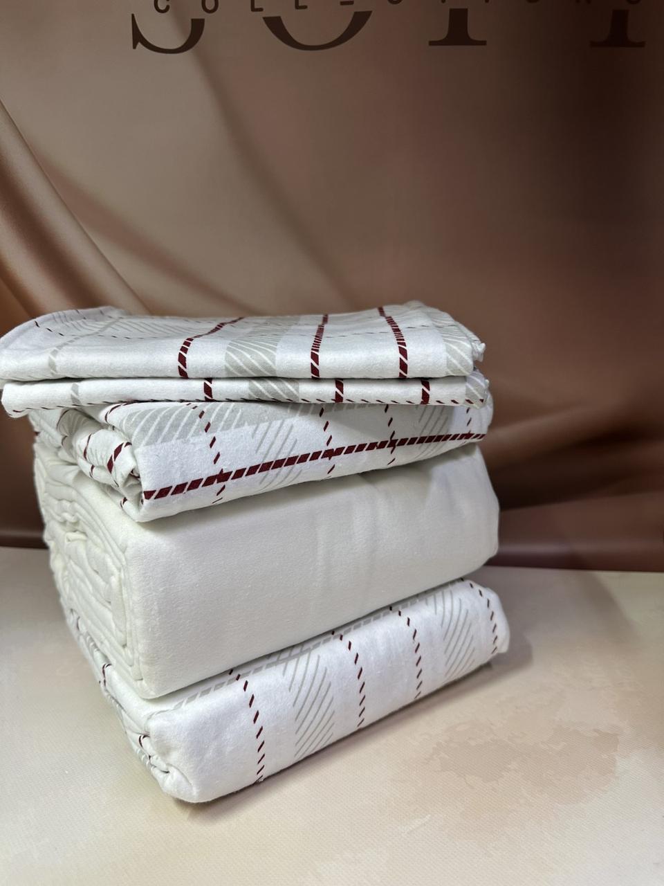 Постільна білизна фланелева байкова євро розмір Cotton Collection 17, фото 1