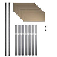 Стелаж металевий оцинкований Skladcom 2200х1000х450 мм 8 полиць МДФ | Стелаж для гаража, фото 7