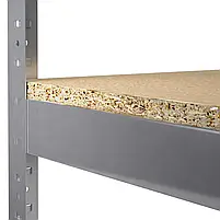 Стелаж металевий оцинкований Skladcom 2200х1000х450 мм 8 полиць МДФ | Стелаж для гаража, фото 5