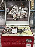 Постільна білизна фланелева байкова євро розмір Belizza Home Chrismas, фото 2
