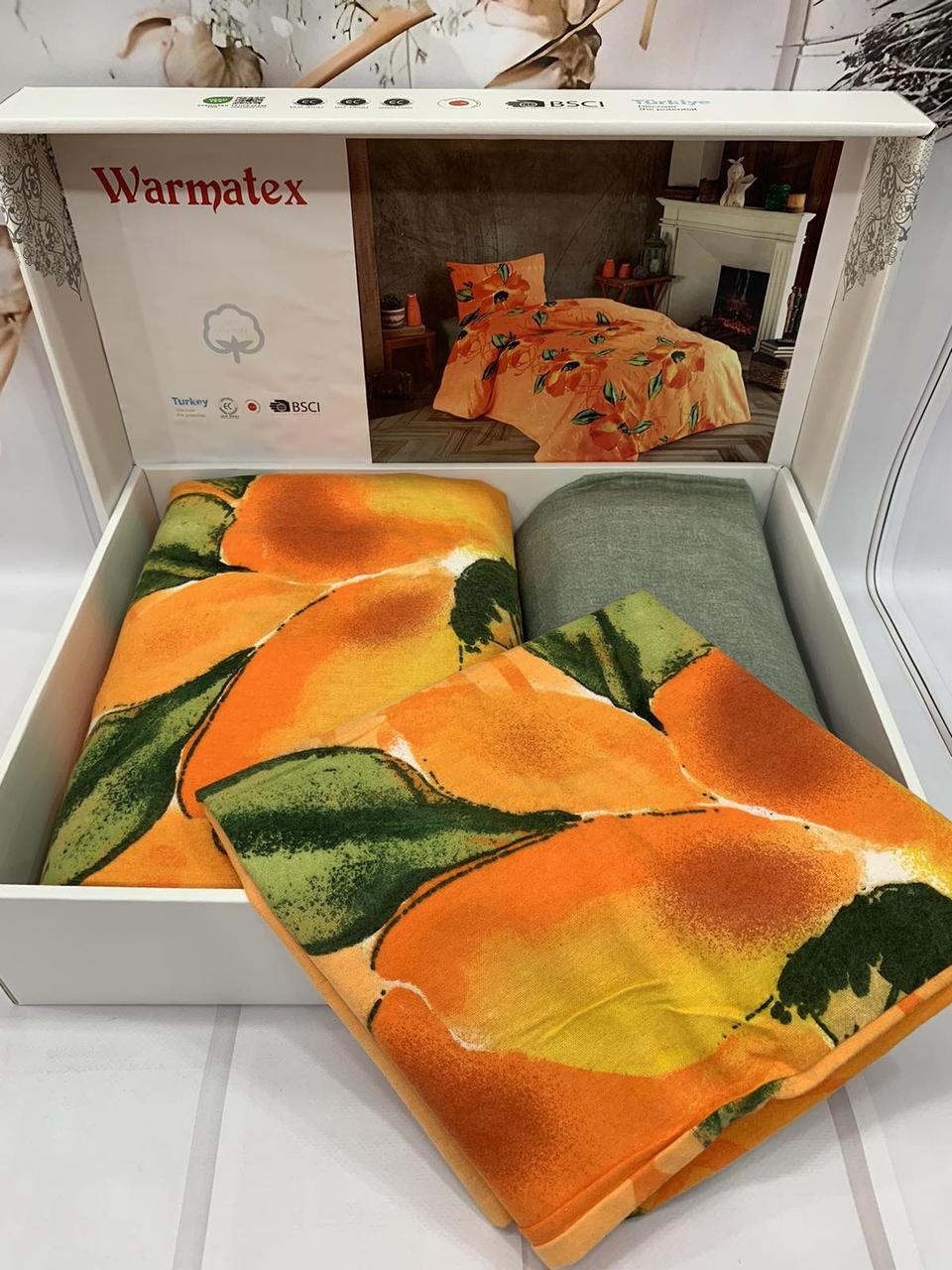 Фланелева байкова постільна білизна полуторний розмір Warmatex Туреччина 011, фото 1