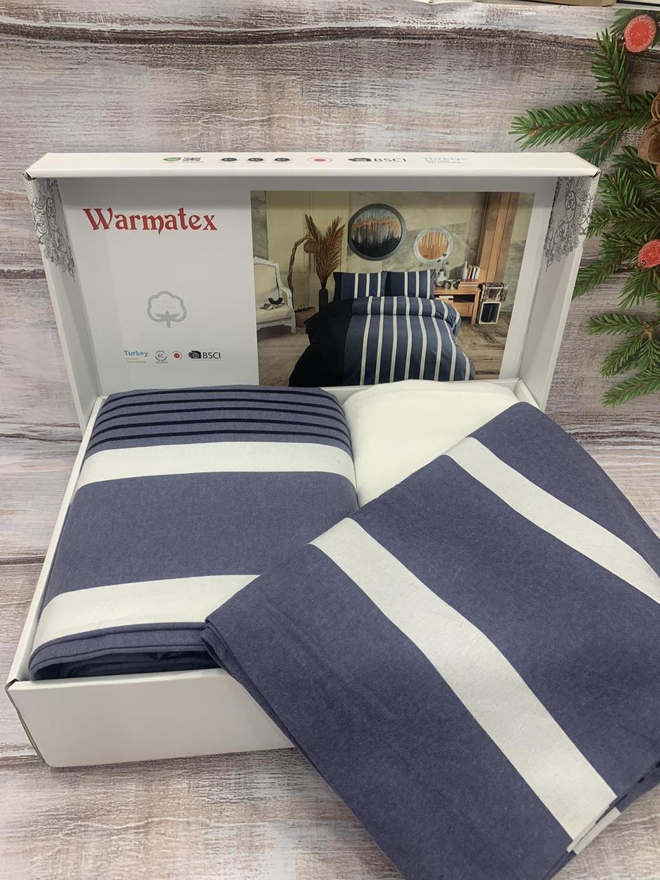 Фланелева байкова постільна білизна полуторний розмір Warmatex Туреччина 013, фото 1