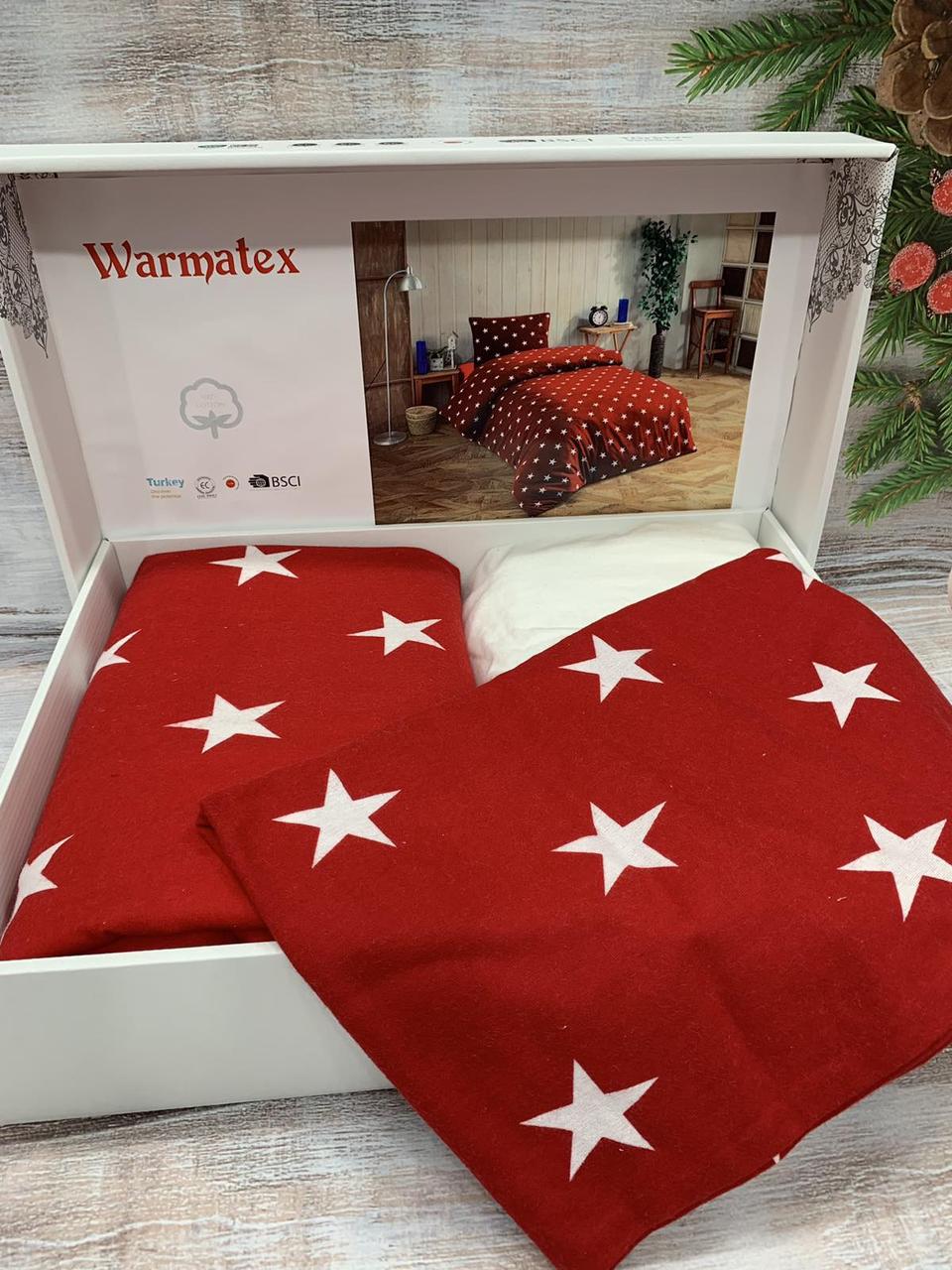 Фланелева байкова постільна білизна полуторний розмір Warmatex Туреччина 05, фото 1