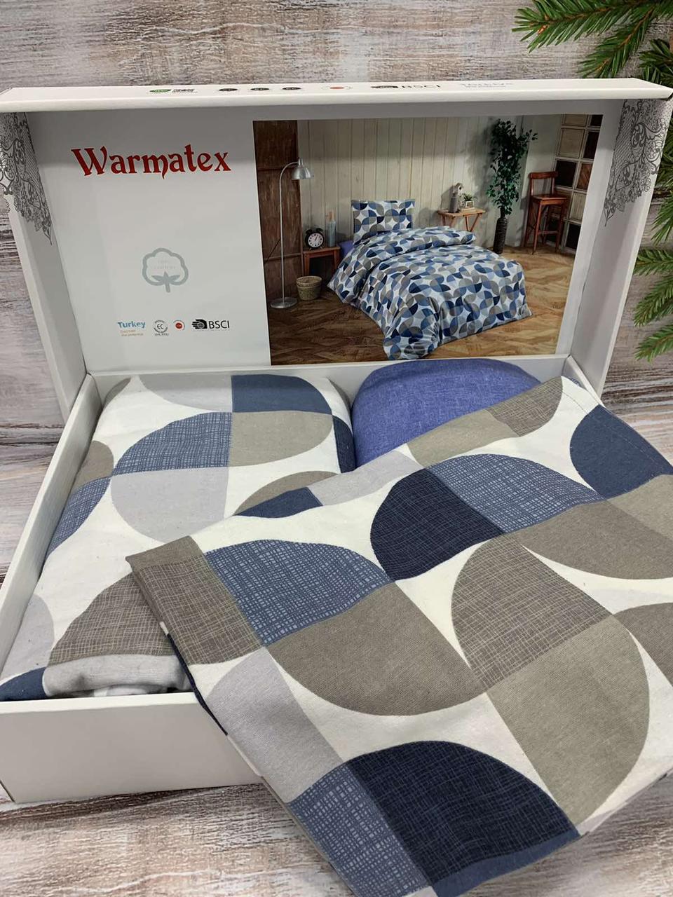 Фланелева байкова постільна білизна полуторний розмір Warmatex Туреччина 09, фото 1