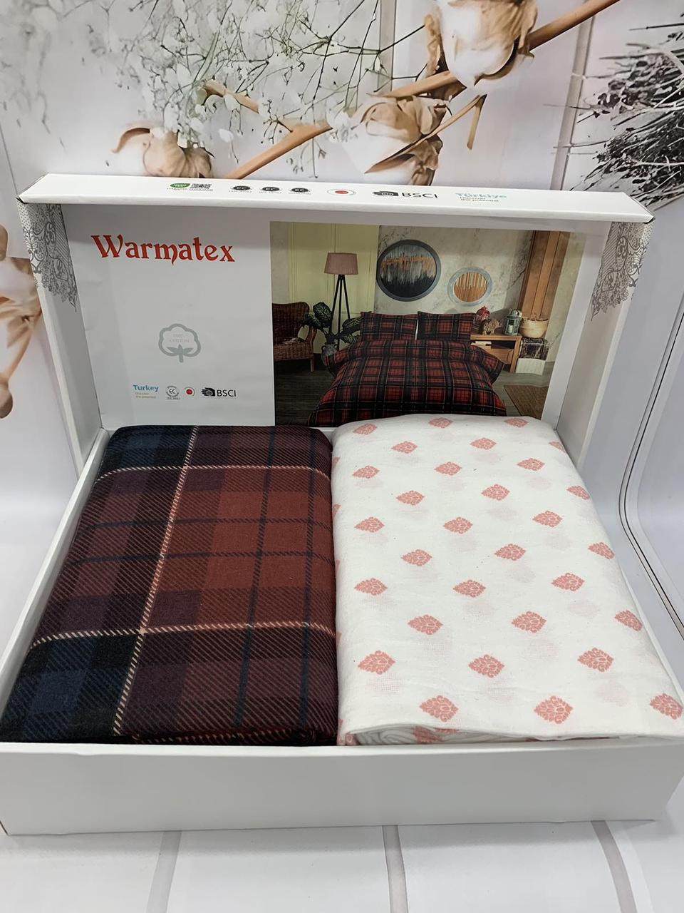 Фланелева байкова постільна білизна євро розмір Warmatex Туреччина 02, фото 1
