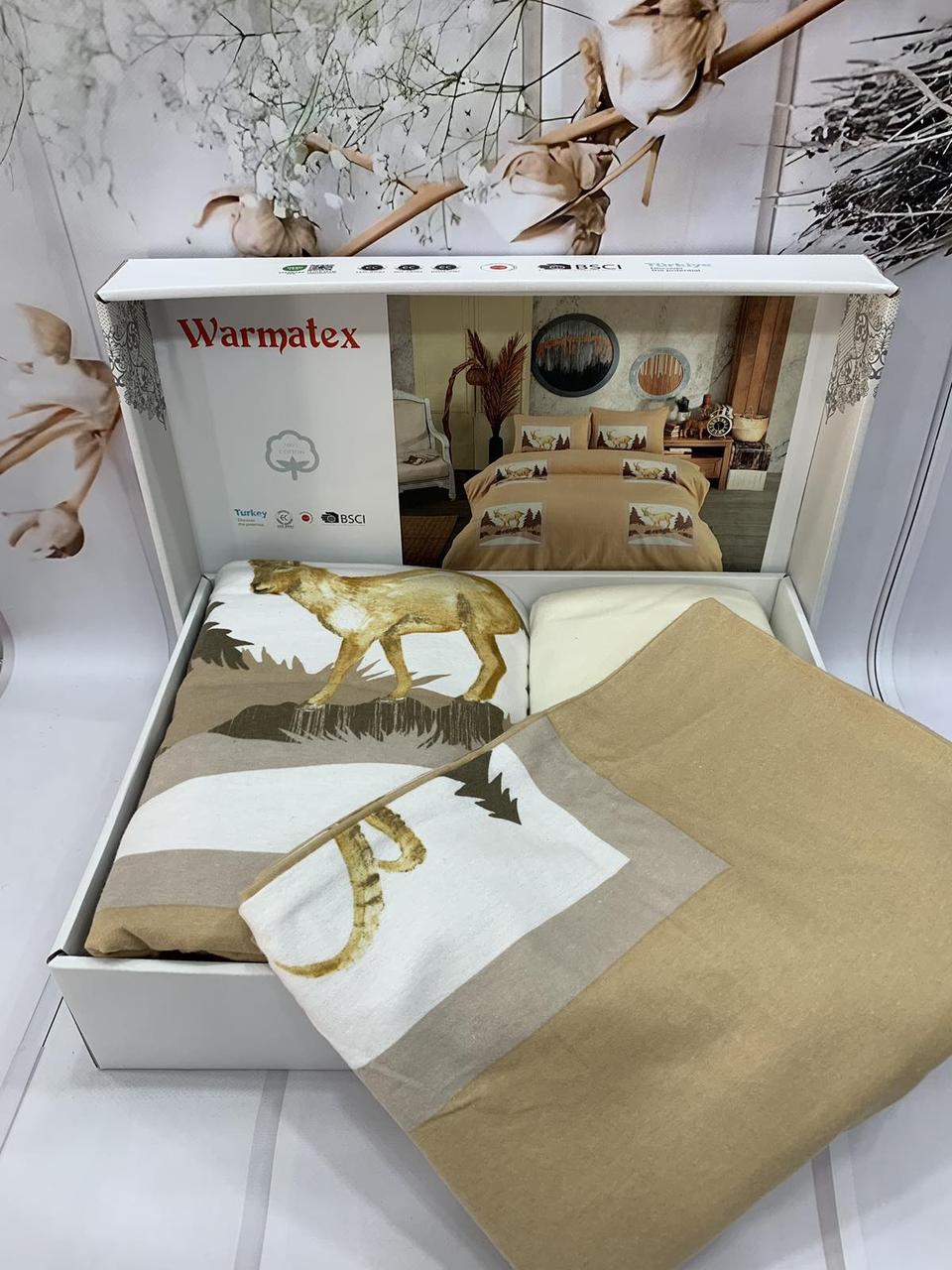 Фланелева байкова постільна білизна євро розмір Warmatex Туреччина 03, фото 1