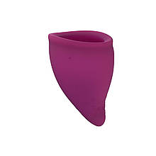 Менструальна чаша Fun Factory FUN CUP SIZE B, бордова, багаторазова, діаметр 4,3 см, обсяг 30 мл