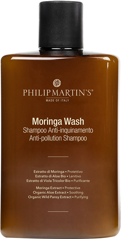 Шампунь глибокого очищення від токсинів і шкідливих речовин Moringa Wash Philip Martin`s, 320 мл, фото 1