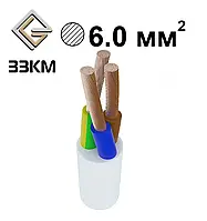 Кабель ПВС 3х6 ЗЗКМ круглий Запоріжжя