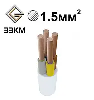 Кабель ПВС 4х1,5 ЗЗКМ Запоріжжя круглий