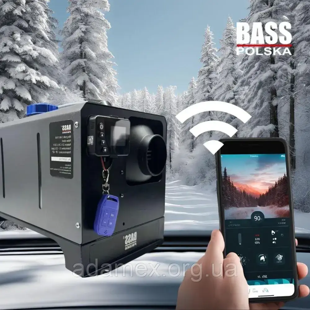 Автономний дизельний обігрівач обігрівач 12/230 В 9 КВт Bass Polska WEBASTO (вебасто) з WI-FI