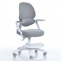 ХІТ! Кресло детское на колесиках M 6057-11 серый детский стул с подлокотниками детская мебель Bambi