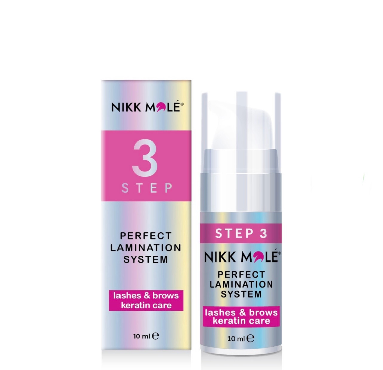 Склад для ламінування вій Step 3 "NIKK MOLE Perfect keratin care", 10 мл