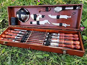 Набір шампурів для барбекю Мисливець