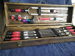 Набір шампурів для барбекю Ред