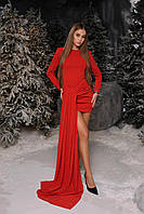 Женское платье . Вечернее платье . Приталенное платье . Облегающее платье . Платье со шлейфом