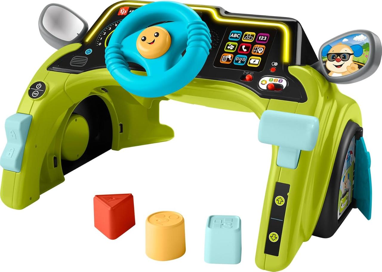 Інтерактивне кермо Fisher Price Маленький водій з технологією Smart Stages Fisher-Price Кермо HTW88