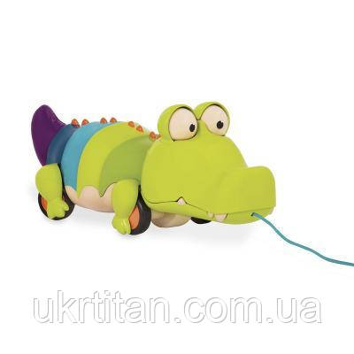 Оригінал! Каталка Battat Крокодил Клац-Клаус (BX1674Z) - Вища Якість!, фото 1