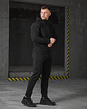 Костюм Чорний Спортивний Тактичний Флісовий ВТ4792 ТМ, фото 3