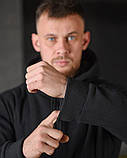 Костюм Чорний Спортивний Тактичний Флісовий ВТ4792 ТМ, фото 8