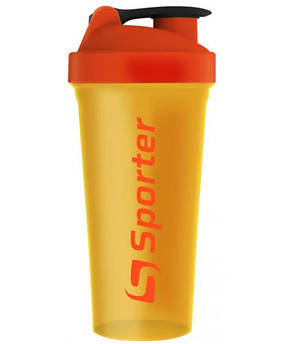 Sporter Shaker KL-7033 700 мл, Черный, Чорний Помаранчевий