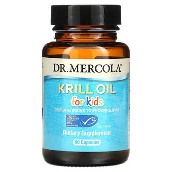 Dr. Mercola Krill Oil for Kids 60 капсул