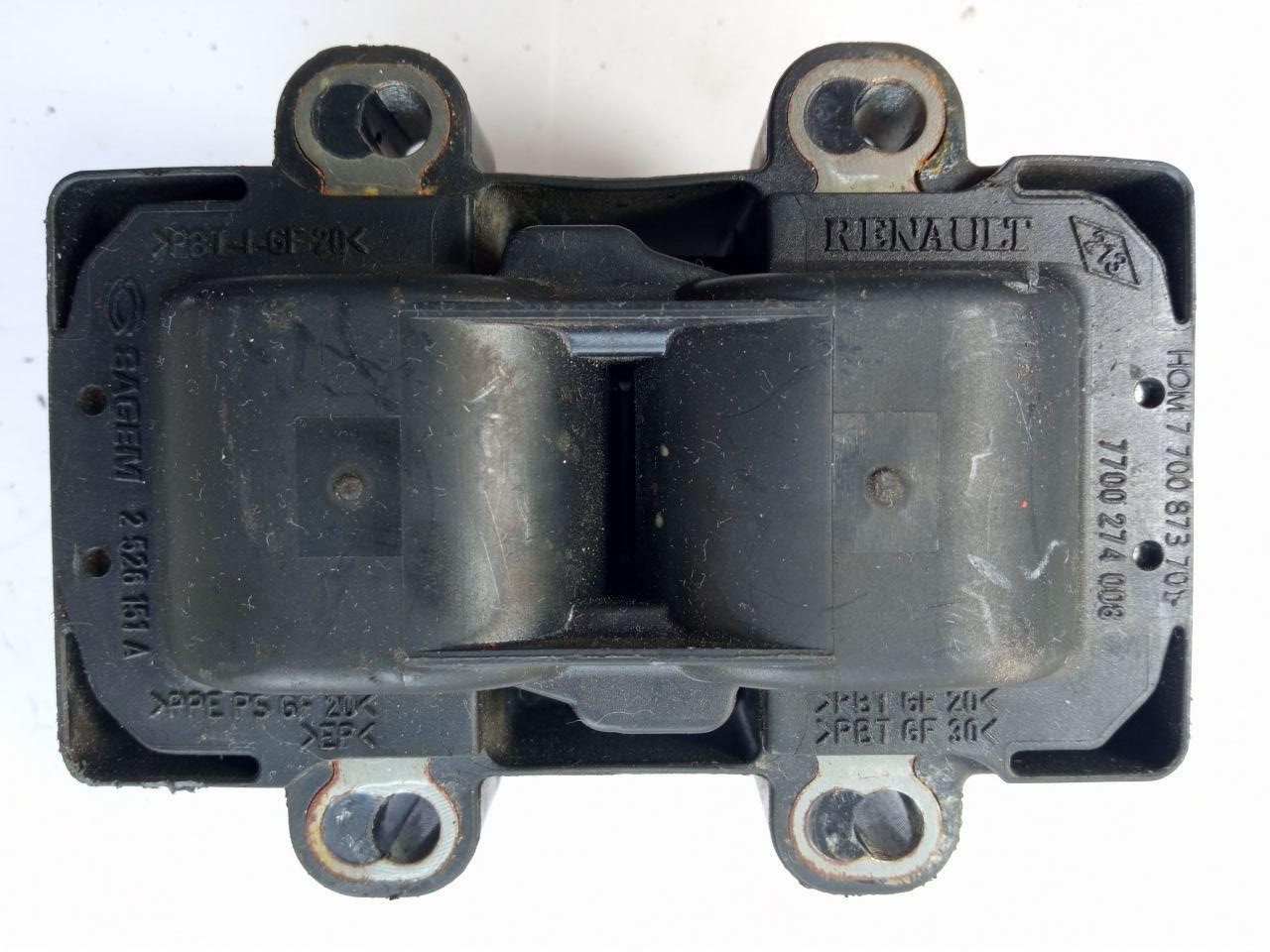 Катушка запалювання Renault Clio 1.2 Sagem 2 526 151 A / 2526151A / 7700 873 701 / 7700873701