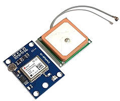 Модуль GPS NEO-7M + зовнішня керамічна антена, IPEX