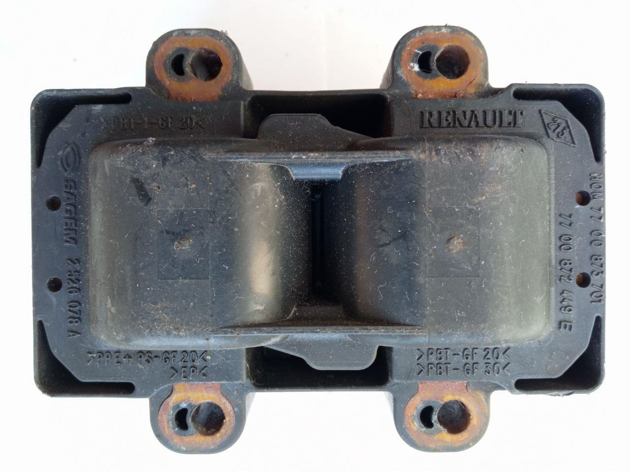 Катушка запалювання Renault Sagem 2 526 078 A / 2526078A / 7700 873 701 / 7700873701