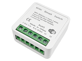 Реле в підрозетник Lemanso LM6377 з енергометром Tuya Smart WiFi