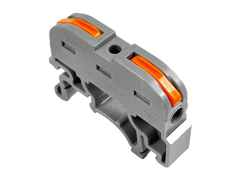 Клема на DIN-рейку Lemanso LMA2604 1+1 контакт