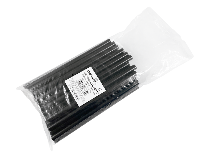 Клейові стрижні Lemanso 11 x 200 мм Чорний 1 кг (LTL14015)