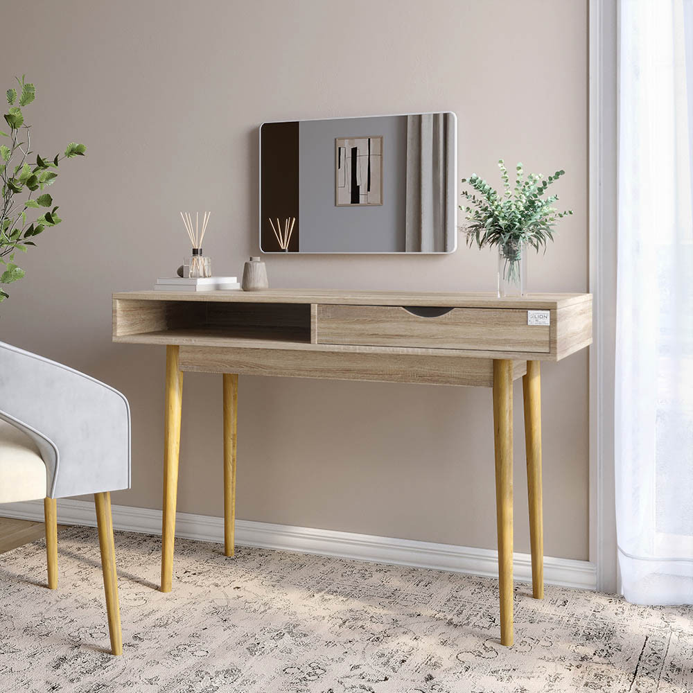 Письменный стол LION Сканди-1 Дуб Сонома трюфель (LION-041209): продажа ...