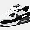 Чоловічі Кросівки Nike Air Max 90 White Black / Найк Аїр Макс 90 Білі з Чорним, фото 8
