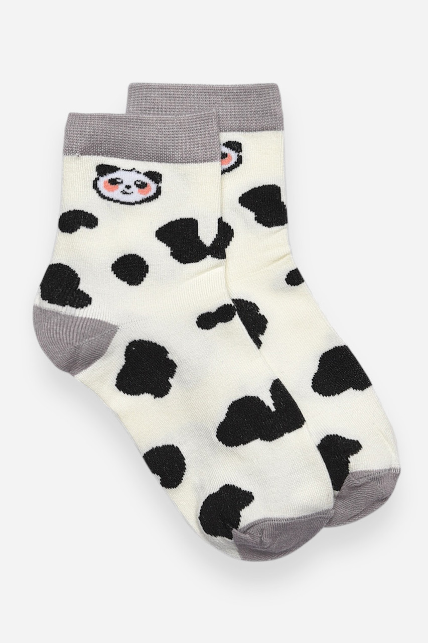 Шкарпетки дитячі демісезонні молочного кольору з малюнком 192861S, фото 1