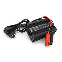 Зарядний пристрій для акумуляторів LiFePo4 24V(29,2V),8S,10A,+ крокодили,135x90x50mm