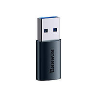 Адаптер Baseus Ingenuity Series Mini OTG Adaptor USB 3.1 to Type-C  Blue