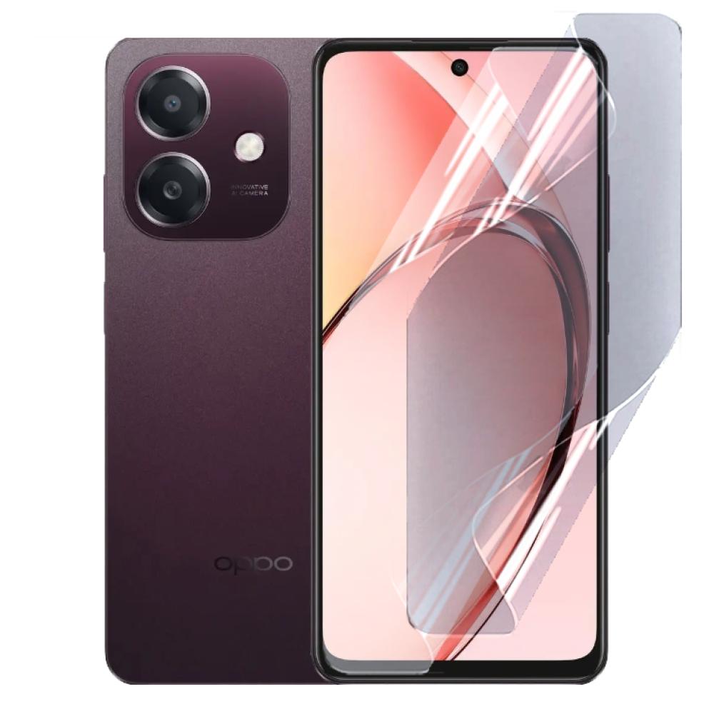 Протиударна гідрогелева плівка Hydrogel Film для Oppo A3x 4G, Transparent