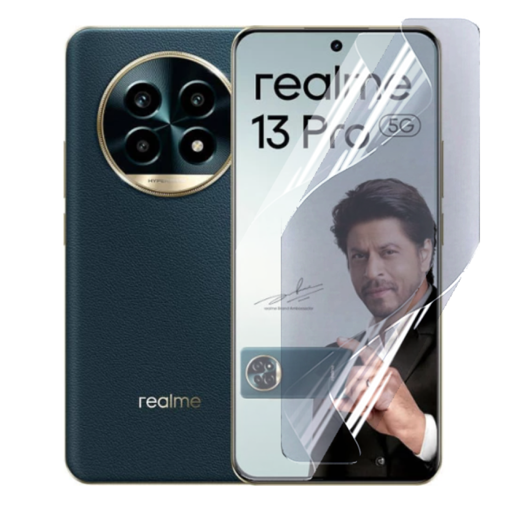 Протиударна гідрогелева плівка Hydrogel Film для Realme 13 pro, Transparent
