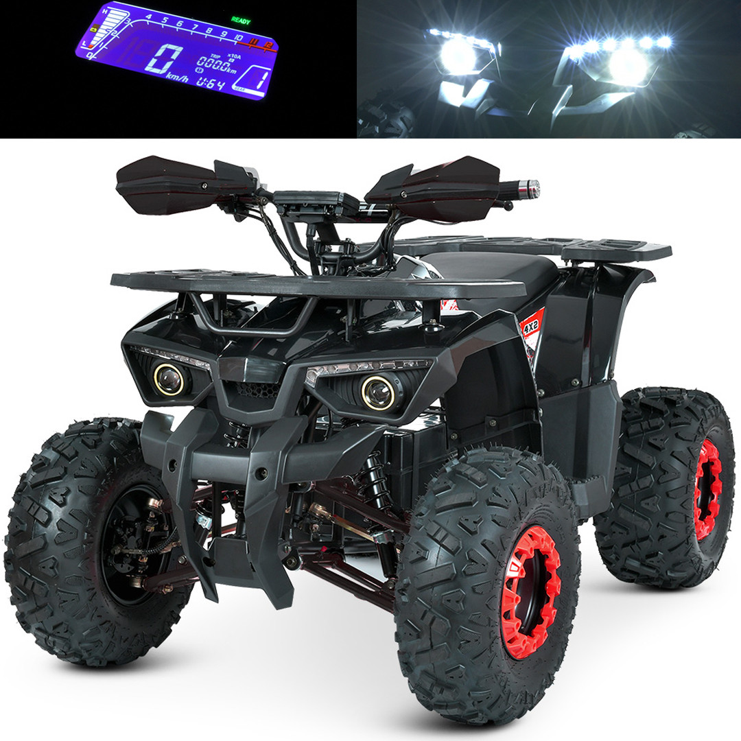 Квадроцикл на моторі 1450W зі швидкістю 50 км та чотири передачі Profi HB-EATV1450H-2(MP3) Чорний
