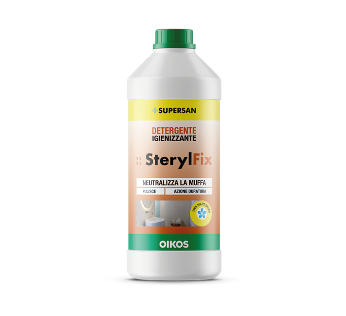 STERYLFIX — Безбарвний дезінфікувальний очисний розчин Oikos
