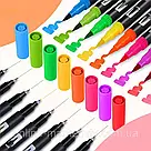 Акварельні маркери 60шт Color pencil + Подарунок Навушники з вушками VIV-23M / Набір маркерів для малювання, фото 2