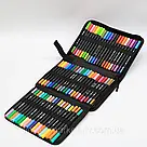 Акварельні маркери 60шт Color pencil + Подарунок Навушники з вушками VIV-23M / Набір маркерів для малювання, фото 8