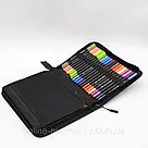 Акварельні маркери 60шт Color pencil + Подарунок Навушники з вушками VIV-23M / Набір маркерів для малювання, фото 9