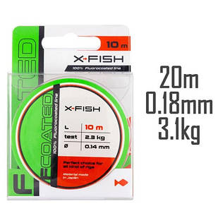 Флюорокарбон X-Fish FCoated 20m 0.18mm 3.1kg