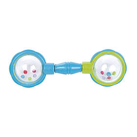 Іграшка брязкальце з народження "Штанга" Canpol - блакитна