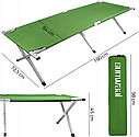 Польове ліжко Sunwaal 100кг зелене (Польща), фото 2